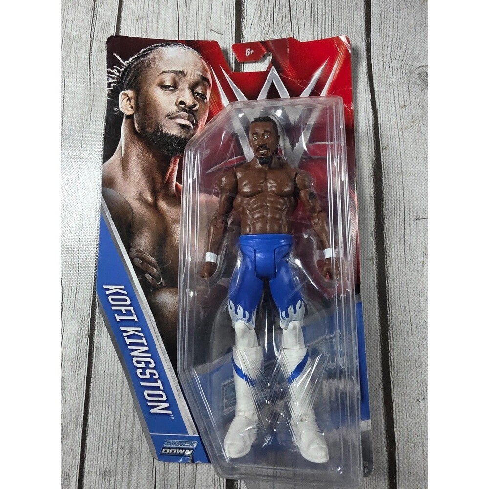WWE Mattel 2015 Basic Series 60 Kofi Kingston‎ Smackdown NEW DAY